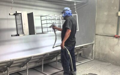 ¿Cómo funciona la pintura electrostática?